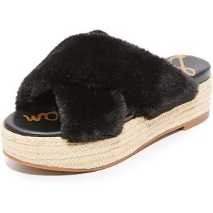 image:imageSam Edelman Womens Yaro Heeled Sandal Soft Nude LeatherBlack