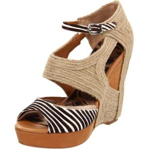 image:imageSam Edelman Womens Yaro Heeled Sandal Soft Nude LeatherBlackIvory
