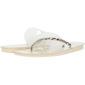image:imageSam Edelman Womens Yaro Heeled Sandal Soft Nude LeatherClearBlackWhite Frosted VinylPython Print