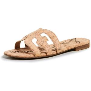 image:imageSam Edelman Womens Yaro Heeled Sandal Soft Nude LeatherNatural Cork