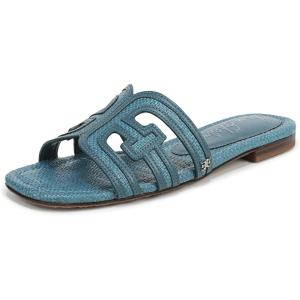 image:imageSam Edelman Womens Yaro Heeled Sandal Soft Nude LeatherPacific Teal