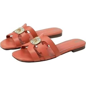 image:imageSam Edelman Womens Yaro Heeled Sandal Soft Nude LeatherTerracotta Pink