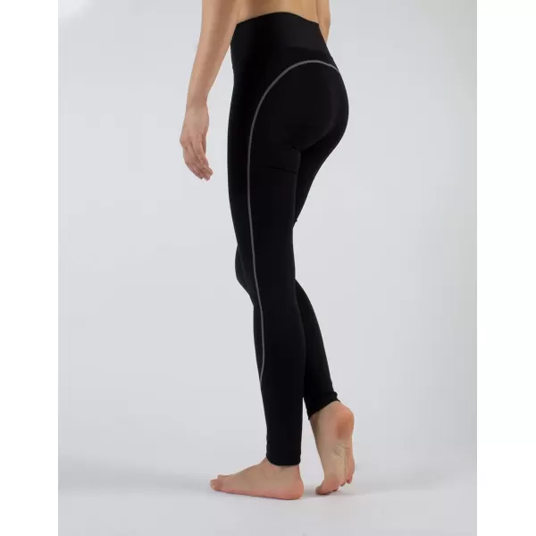 CALZITALY AntiCellulite Sporty Leggings with Colored Band Black  XS S M L XL  Made in ItalyCALZITALY AntiCellulite Sporty Leggings with Colored Band Black  XS S M L XL  Made in Italy