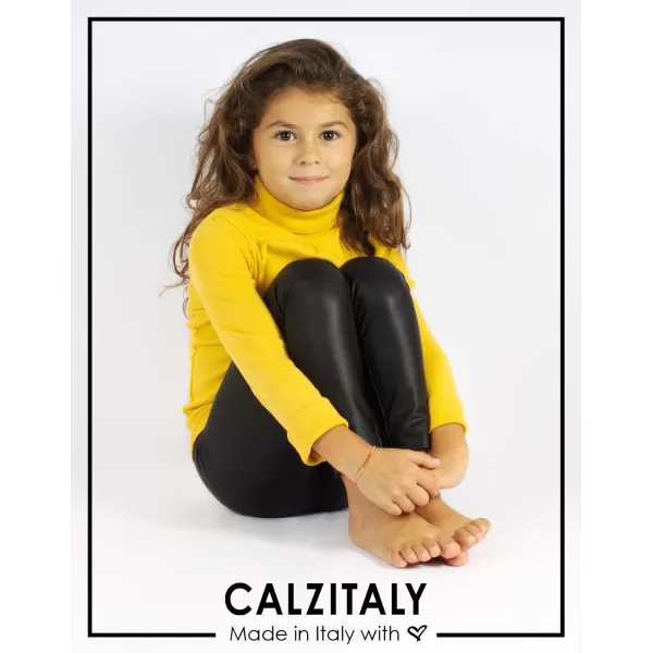 Girls Leather Leggings  Black Stretch Pants  Skinny Trousers  412 Years  Made in Italy Girls Leather Leggings  Black Stretch Pants  Skinny Trousers  412 Years  Made in Italy 