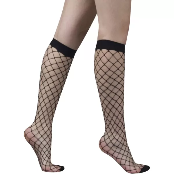 2 PAIRS FISHNET OVER THE CALF SOCKS  LARGE FISHNET HIGH SOCKS  FASHION SOCKS  MADE IN ITALY2 PAIRS FISHNET OVER THE CALF SOCKS  LARGE FISHNET HIGH SOCKS  FASHION SOCKS  MADE IN ITALY