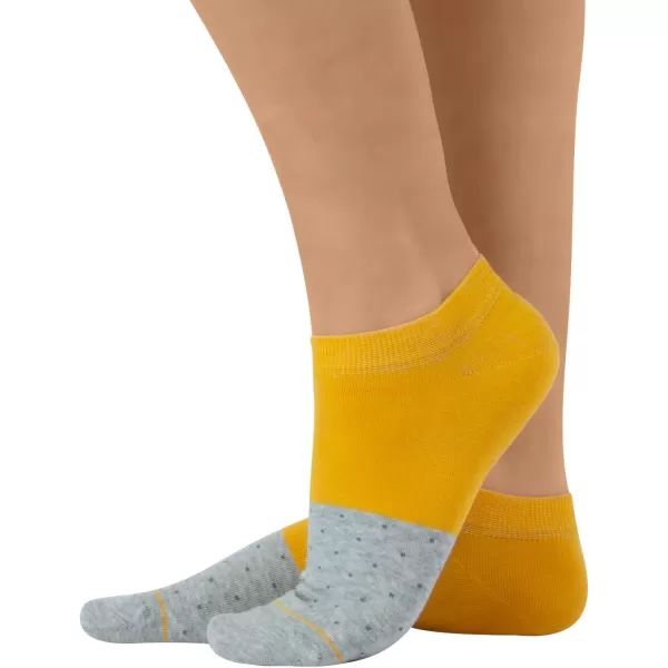 CALZITALY  3 Pairs Women Colour Cotton Socks with Polka Dots  Blue Yellow Pink  One Size 595  Made in ItalyCALZITALY  3 Pairs Women Colour Cotton Socks with Polka Dots  Blue Yellow Pink  One Size 595  Made in Italy