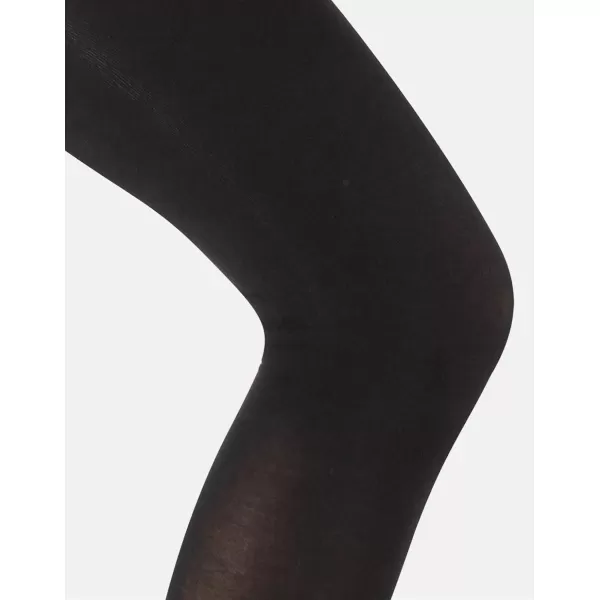 CALZITALY Cotton Tights  Soft amp Warm Winter Pantyhose  100 Den  S M L Xl  Made In Italy Black