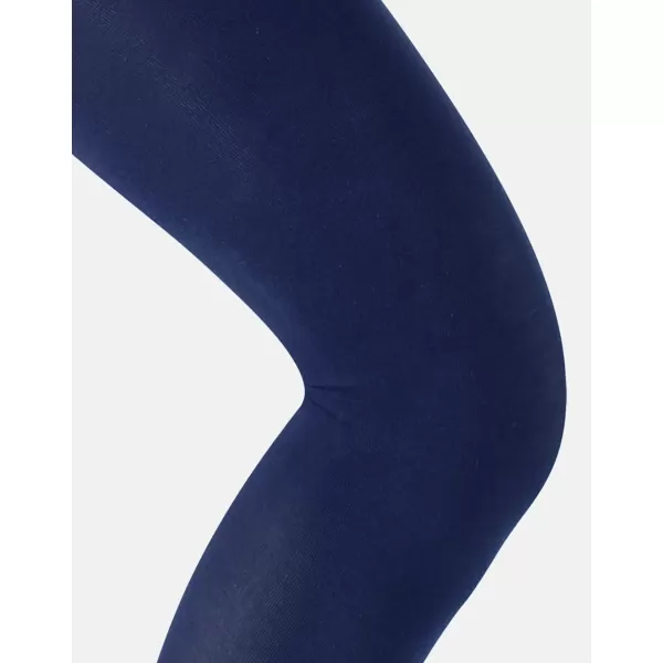 CALZITALY Cotton Tights  Soft amp Warm Winter Pantyhose  100 Den  S M L Xl  Made In Italy Navy