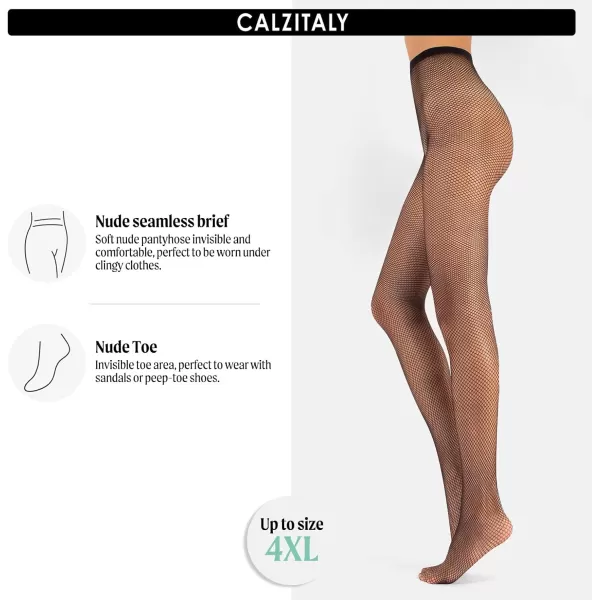 CALZITALY FISHNET TIGHTS  RETRO STYLE TIGHTS  VINTAGE PANTYHOSE  BLACK SKIN  SM LXL  ITALIAN HOSIERY CALZITALY FISHNET TIGHTS  RETRO STYLE TIGHTS  VINTAGE PANTYHOSE  BLACK SKIN  SM LXL  ITALIAN HOSIERY 