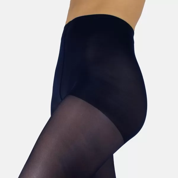 CALZITALY Firm Support Pantyhose Factor 10  S M L XL  Black Blue Skin  70 DEN  Made in ItalyBlue