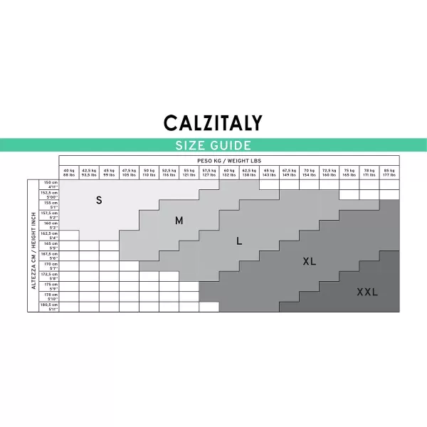 CALZITALY Medical Graduate Compression Stay Ups Open Toe  1822 mmHg  Black Skin  S M L XL  140 DEN  Made in ItalyBlack