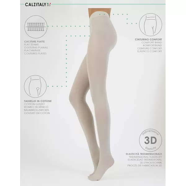 CALZITALY Opaque Microfiber Tights  Soft Thick Pantyhose  Black Beige  S M L XL  100 DEN  Made in ItalyCALZITALY Opaque Microfiber Tights  Soft Thick Pantyhose  Black Beige  S M L XL  100 DEN  Made in Italy