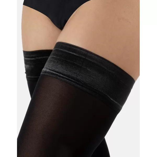 CALZITALY Opaque Thigh High Pantyhose S ML LXL XXL XXXL XXXXLBlack