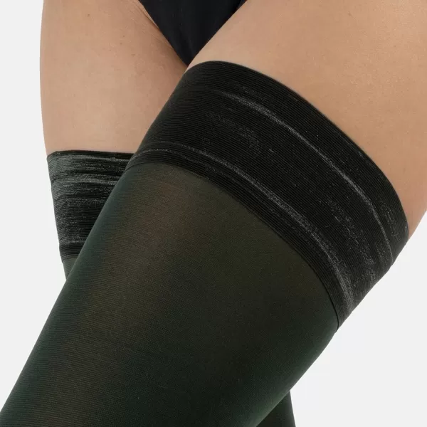 CALZITALY Opaque Thigh High Pantyhose S ML LXL XXL XXXL XXXXLVerde Bosco