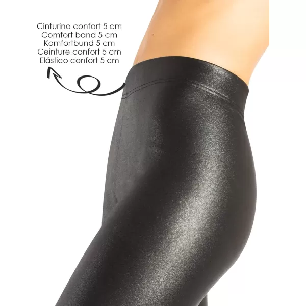 CALZITALY Shiny Faux Leather Pants with Inner Fleece  Black  XS S M L XL  Made in ItalyCALZITALY Shiny Faux Leather Pants with Inner Fleece  Black  XS S M L XL  Made in Italy