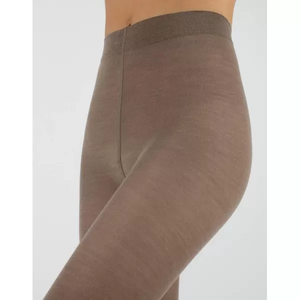 CALZITALY Woman Wool Tights Warm Tights Winter Pantyhose Multicolor  S M L XL  100 DEN  Made in ItalyBeige