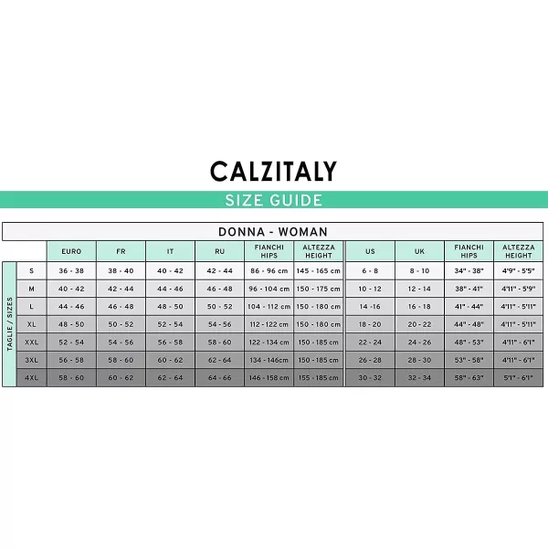 CALZITALY Woman Wool Tights Warm Tights Winter Pantyhose Multicolor  S M L XL  100 DEN  Made in ItalyBlack