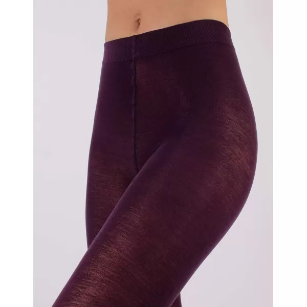 CALZITALY Woman Wool Tights Warm Tights Winter Pantyhose Multicolor  S M L XL  100 DEN  Made in ItalyViolet