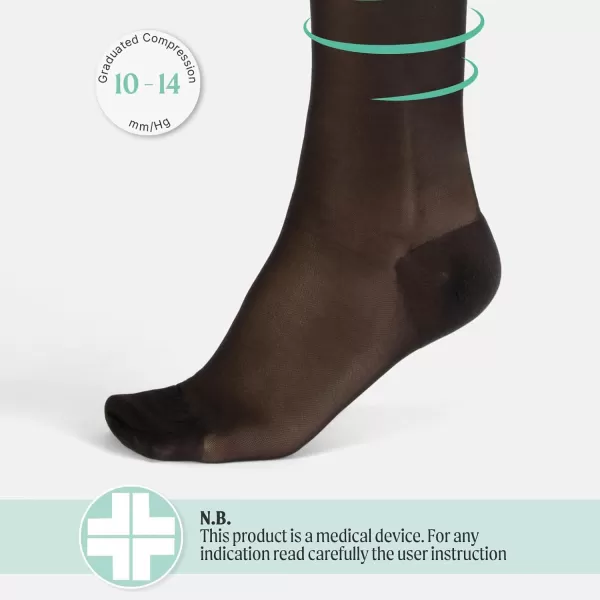 COMPRESSION SOCKS 1014 MMHG 70 DEN  TRAVEL SOCKS  BLACK SKIN  SM LXL  MADE IN ITALY COMPRESSION SOCKS 1014 MMHG 70 DEN  TRAVEL SOCKS  BLACK SKIN  SM LXL  MADE IN ITALY 