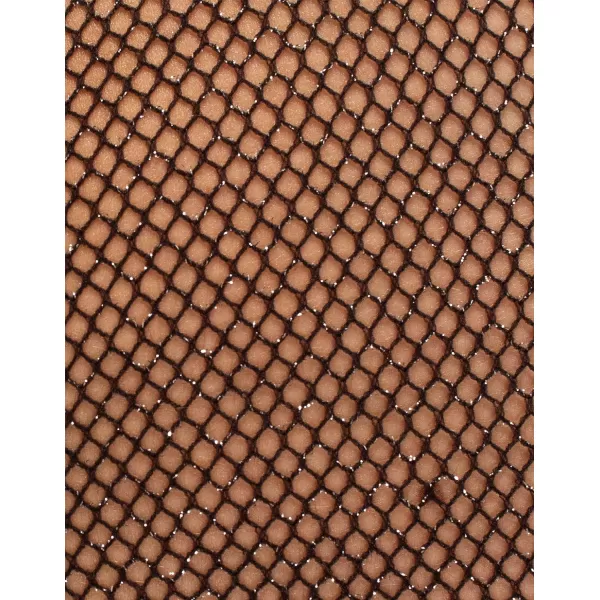 SEAMLESS FISHNET TIGHTS  WOMAN NET PANTYHOSE WITH SILVER LUREX AND SPARKLES EFFECT  BLACK  SM LXL  MADE IN ITALYSEAMLESS FISHNET TIGHTS  WOMAN NET PANTYHOSE WITH SILVER LUREX AND SPARKLES EFFECT  BLACK  SM LXL  MADE IN ITALY