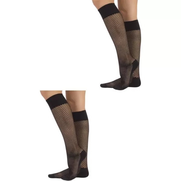 2 PAIRS FISHNET OVER THE CALF SOCKS  SMALL FISHNET HIGH SOCKS  FASHION SOCKS  MADE IN ITALY2 PAIRS FISHNET OVER THE CALF SOCKS  SMALL FISHNET HIGH SOCKS  FASHION SOCKS  MADE IN ITALY