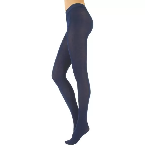 CALZITALY Cashmere Wool Tights  Fleece Lined Warm Pantyhose for Women S M L XL XXL 3XL 4XL 150 DENBlue