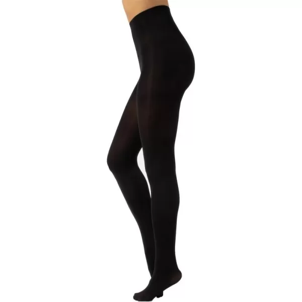 CALZITALY Opaque Colour tights Thick tights Microfiber 3D Pantyhose 80 DEN  S M L XL XXL 3XL 4XL  Italian HosieryBlack