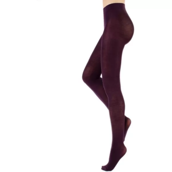 CALZITALY Woman Wool Tights Warm Tights Winter Pantyhose Multicolor  S M L XL  100 DEN  Made in ItalyViolet