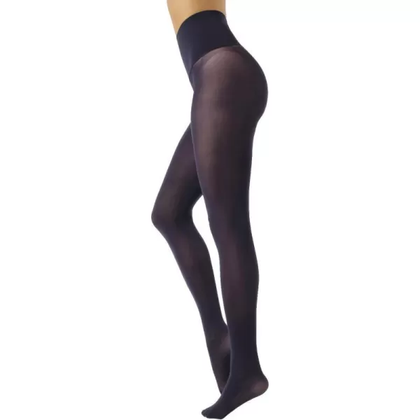 CALZITALY seamless tights no seam pantyhose opaque tights  black blue  50 den  S ML LXL XXL  italian hosiery Blue