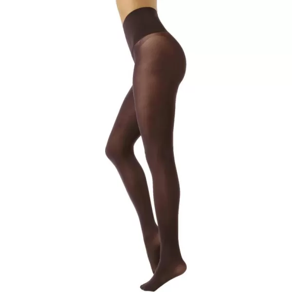 CALZITALY seamless tights no seam pantyhose opaque tights  black blue  50 den  S ML LXL XXL  italian hosiery Brown