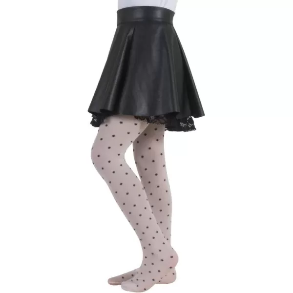 GIRLS POLKA DOTS PANTYHOSE  PINK TIGHTS WITH BLACK SPOTS  40 DEN  FROM 3 TO 14 YEARS  ITALIAN HOSIERY GIRLS POLKA DOTS PANTYHOSE  PINK TIGHTS WITH BLACK SPOTS  40 DEN  FROM 3 TO 14 YEARS  ITALIAN HOSIERY 