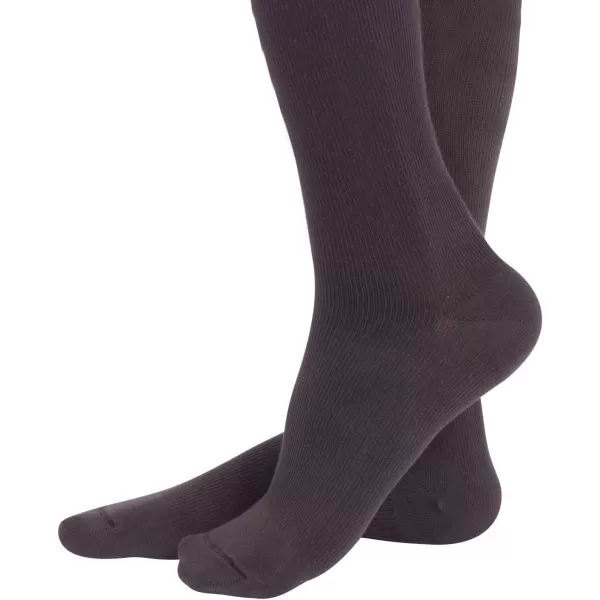 1521 mmHg COTTON COMPRESSION SOCKS  FLIGHT TRAVEL SOCKS  BLUE GREY BLACK  S M L XL XXL  ITALIAN SOCKS Grey