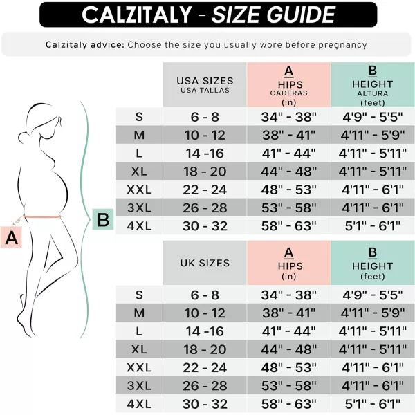 CALZITALY  Opaque Maternity Pantyhose  Pregnancy Tights for Women  100 DEN Italian HosieryNavy