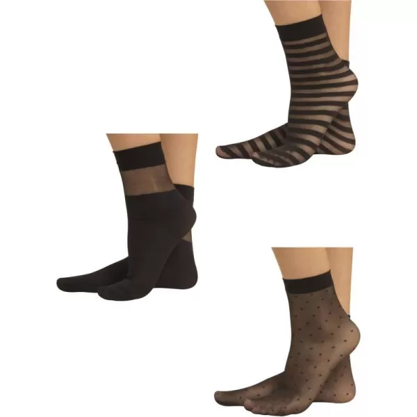 3 PAIRS POP SOCKS STRIPS POIS TRASPARENT STRIPE  SEMITRANSPARENT ANKLE SOCKS  ELEGANT WOMANS SOCKS  MADE IN ITALY  BLACK3 PAIRS POP SOCKS STRIPS POIS TRASPARENT STRIPE  SEMITRANSPARENT ANKLE SOCKS  ELEGANT WOMANS SOCKS  MADE IN ITALY  BLACK