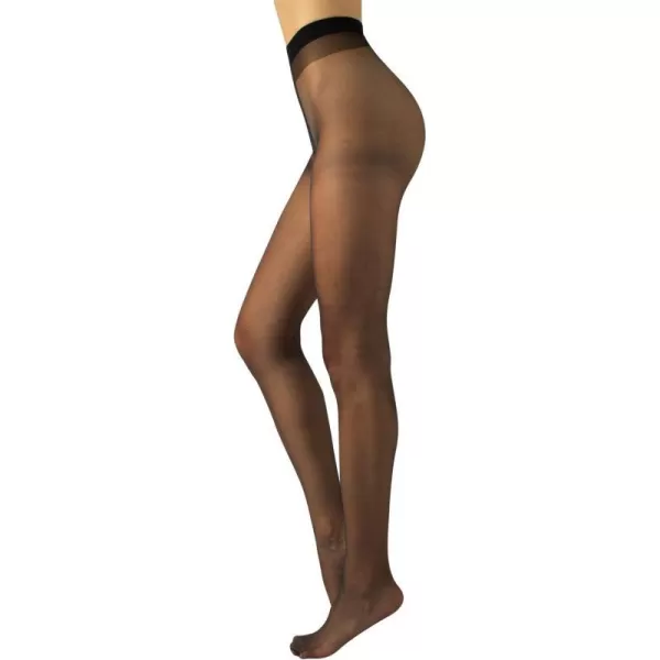 CALZITALY Womens tights Sheer Nylons Summer Pantyhose Stockings 8DEN Natural Natural Tane S M L Made in ItalyBlack