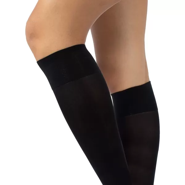 CALZITALY 2 Pairs of Biodegradable KneeHigh Socks  Unisex Socks  One Size  Black  40 DEN  Made in ItalyCALZITALY 2 Pairs of Biodegradable KneeHigh Socks  Unisex Socks  One Size  Black  40 DEN  Made in Italy