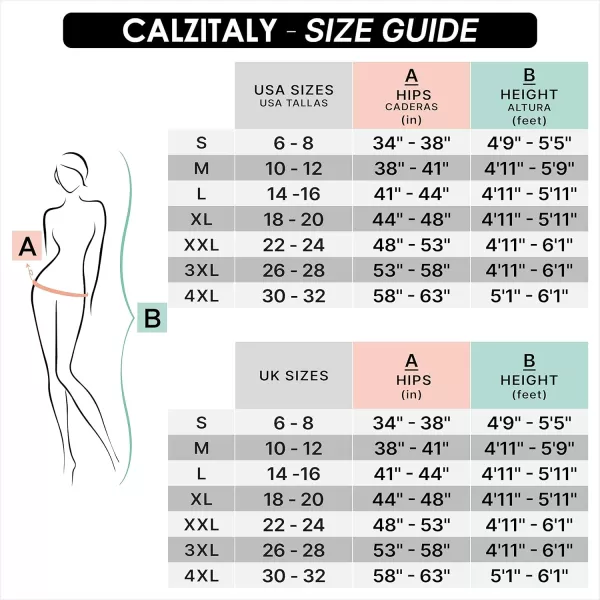 CALZITALY High Waist tights Control Top Shaping Nylons Shaping Pantyhose 20 Denier Sheer Shaping Tights for All Day UseBlack