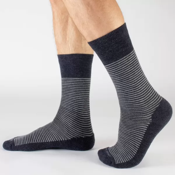 CALZITALY 3 Pairs of Merino Wool Striped Socks Blue Beige Black  Men 3512 Women 511  Made in ItalyStripes  Greenbluered