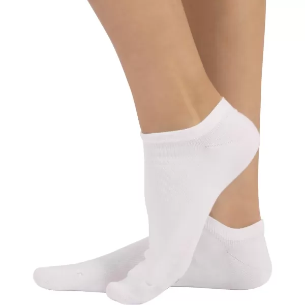 CALZITALY 6 Pairs Unisex Ankle Socks  Cotton Trainer Socks  Black White  457  7510  10135  Made In ItalyWhite