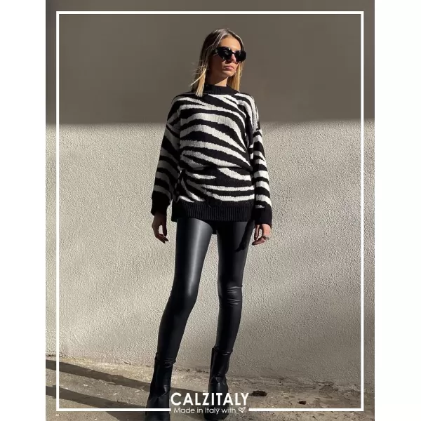 CALZITALY Fleeced Line Faux Leather Pants  Black  XS S M L XL  Made in ItalyCALZITALY Fleeced Line Faux Leather Pants  Black  XS S M L XL  Made in Italy