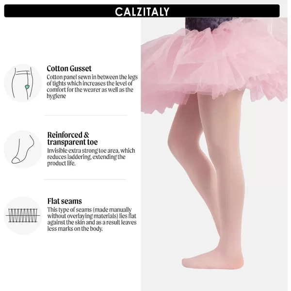 CALZITALY PACK 12 PAIRS  Girls ballet tights Dance pantyhose Italian hosieryCALZITALY PACK 12 PAIRS  Girls ballet tights Dance pantyhose Italian hosiery