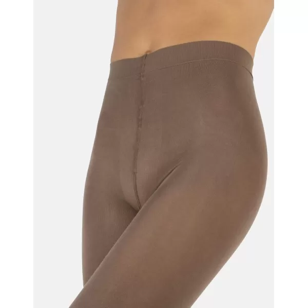 imageCALZITALY Cotton Tights  Soft ampamp Warm Winter Pantyhose  100 Den  S M L Xl  Made In Italy Beige