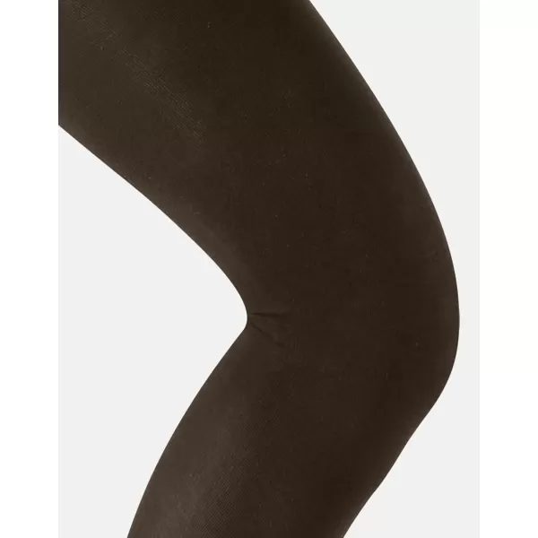 imageCALZITALY Cotton Tights  Soft ampamp Warm Winter Pantyhose  100 Den  S M L Xl  Made In Italy Brown