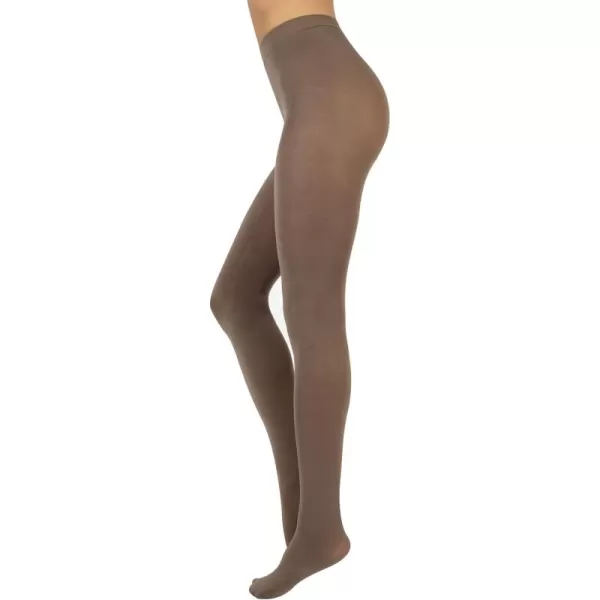 imageCALZITALY Cotton Tights  Soft ampamp Warm Winter Pantyhose  100 Den  S M L Xl  Made In Italy Beige