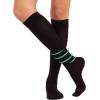 imageCOTTON COMPRESSION SOCKS  FLIGHT TRAVEL SOCKS  1416 mmHg  BLUE GREY BLACK  S M L XL XXL  ITALIAN SOCKS Black