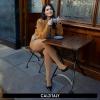 imageCALZITALY Cashmere Wool Tights  Fleece Lined Warm Pantyhose for Women S M L XL XXL 3XL 4XL 150 DENCamel