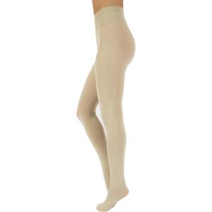 imageCALZITALY Cashmere Wool Tights  Fleece Lined Warm Pantyhose for Women S M L XL XXL 3XL 4XL 150 DENIvory