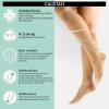 imageCALZITALY Pack 12 Graduated Compression Knee Highs Compression ampamp Graduated Elastic Stockings 140 Den  1521 MmHg  Made in Italy 2 Pairs