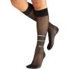 imageCOMPRESSION SOCKS 1014 MMHG 70 DEN  TRAVEL SOCKS  BLACK SKIN  SM LXL  MADE IN ITALY Black