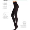 imageWINTER TIGHTS  THICK OPAQUE TIGHTS  MICROFIBER 3D PANTYHOSE  200 DEN  BLACK  SM LXL  MADE IN ITALY 